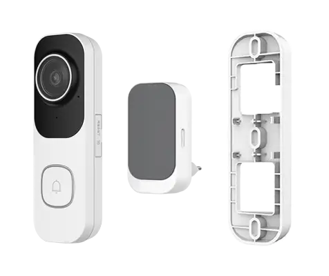 Videodeurbel-met gong-case